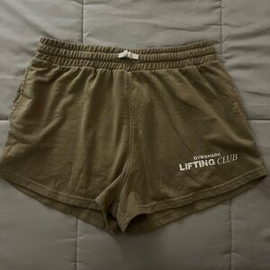 Gymshark rest day shorts tan